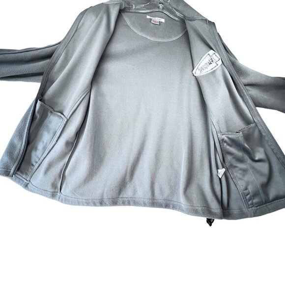 FeatherLite Fleece Jacket Gray Full Zip Boise High School Womens Girls Small - Picture 7 of 10